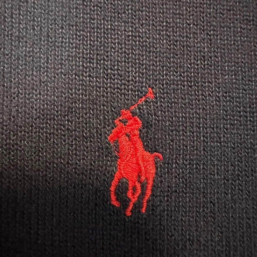 Polo Ralph Lauren Men’s‎ Navy Cotton Button Up Shawl Collar Sweater Size Large